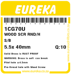 1CG70 - Wood Screw -1CG70_Label_T